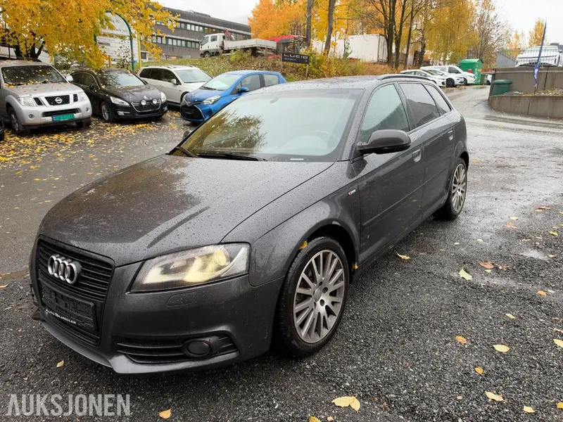 Audi A3 SPORTBACK 1.4 125HK AUTOMAT S-LINE S-TRONIC SKINN GARDINER CARPLAY BT EU OK 10.2027 2012