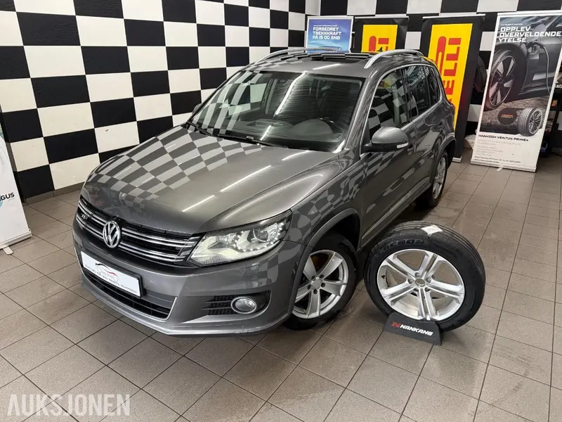 Volkswagen Tiguan 1,4TSI*122HK*NORSK*1-EIER*R-LINE*WEBASTO*NY EU+SERVICE 2015
