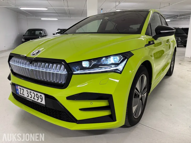 Škoda ENYAQ RS med alt utstyr inkl. skinn 2023