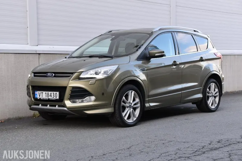 Ford Kuga 2.0 TDCi 163hk 4WD Aut. Titanium Plus, Automat, Hengerfeste, Skinninteriør, S+V dekk 2014