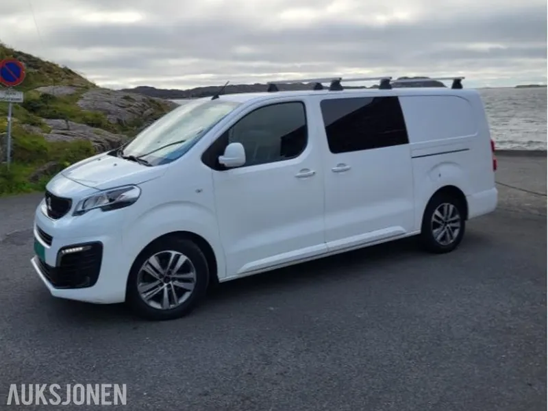 Peugeot Expert 2,0 BlueHDI 180hk L3 Automat, Kupevarmer, Ryggekamera 2019